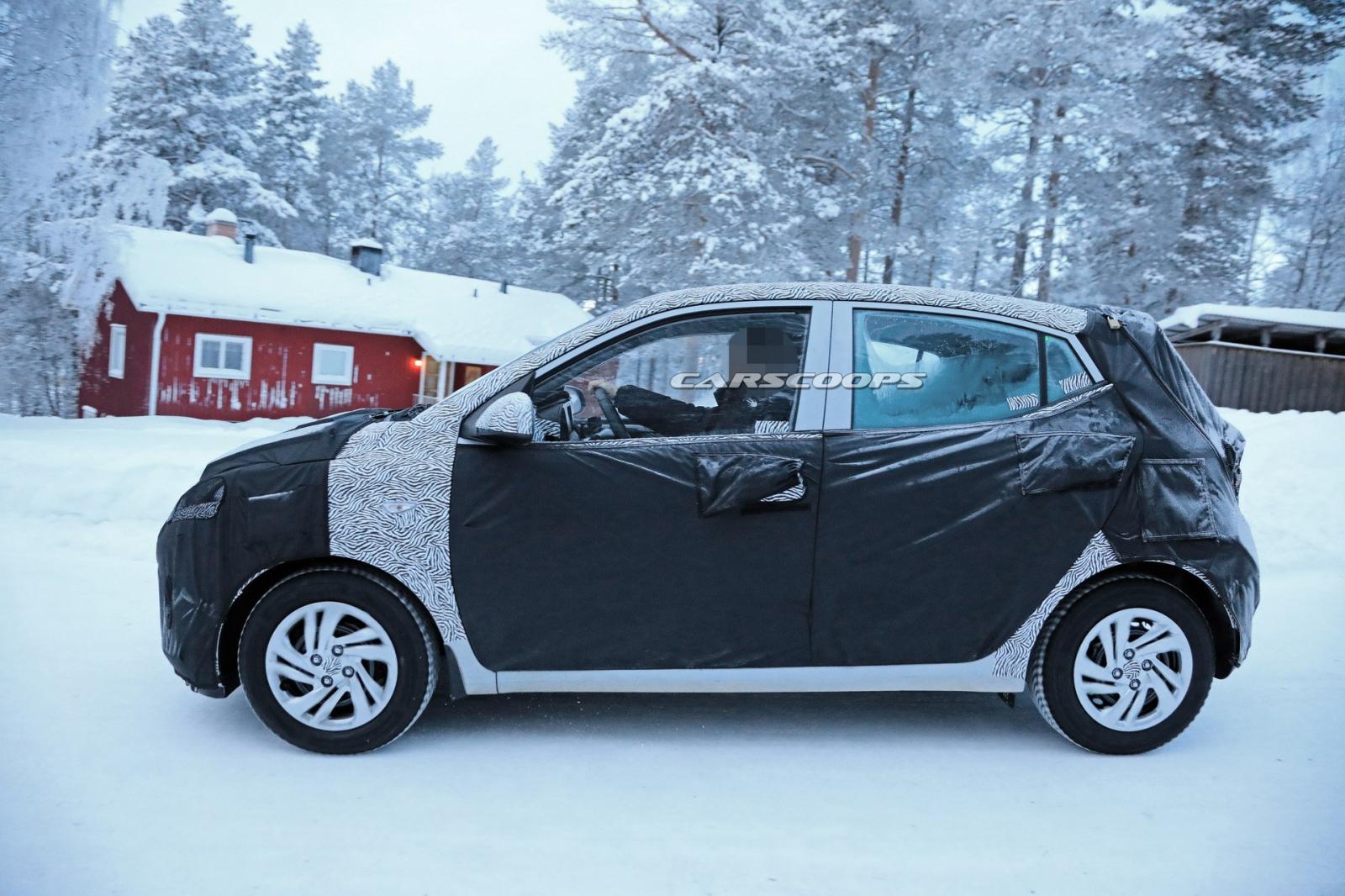 Hyundai i10 2020 được đồn sẽ có chiều dài cơ sở tăng lên