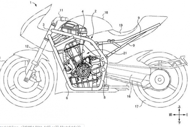 Thiết kế khung sườn mới của Suzuki GSX-700T