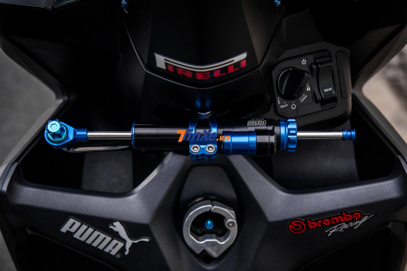 Chiếc Honda Vario 150 2018 độ còn được chủ nhân trang bị trợ lực tay lái của RRGS Chiếc Honda Vario 150 2018 độ còn được chủ nhân trang bị trợ lực tay lái của RRGS