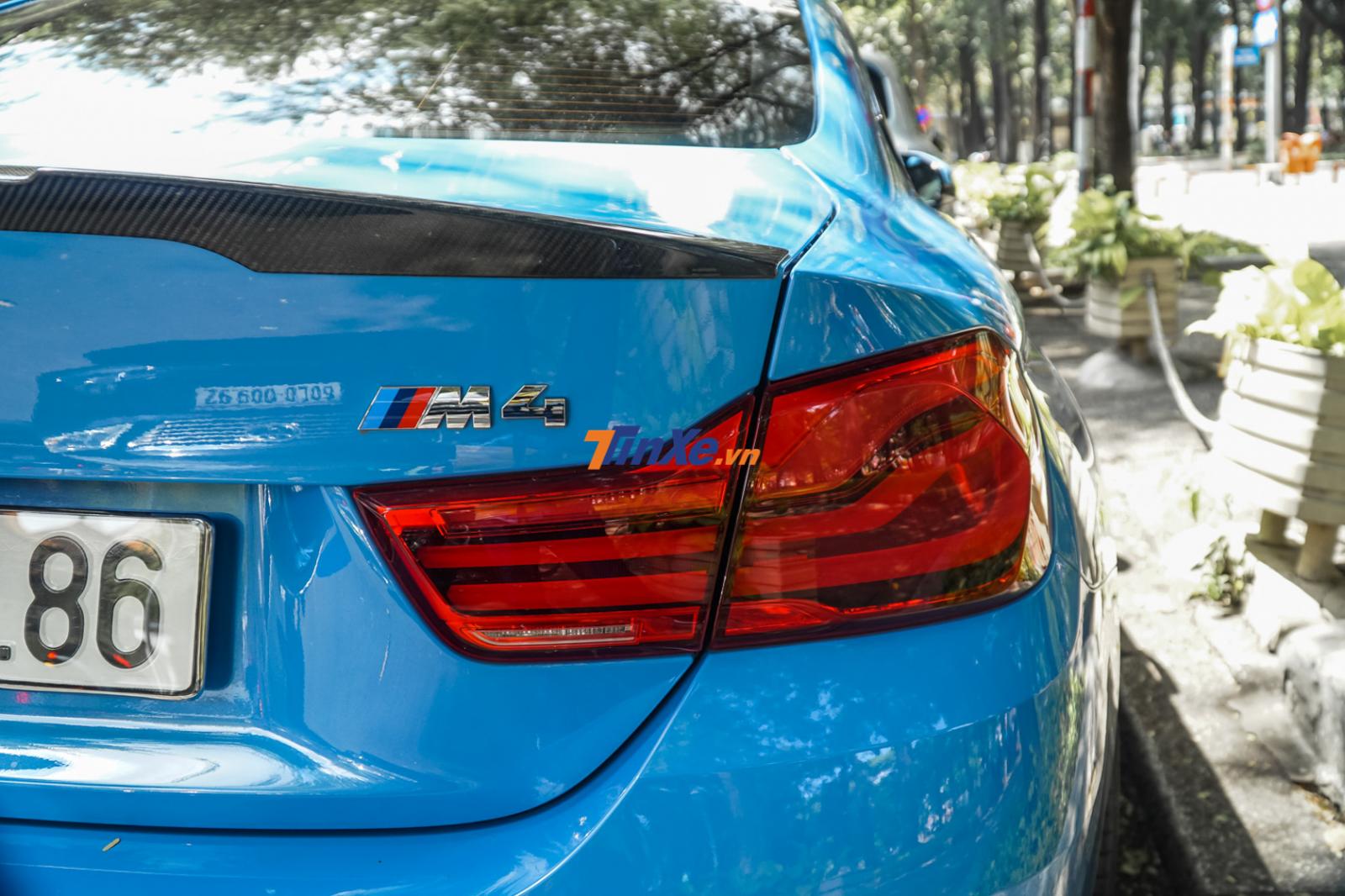 Chi tiết độ này mang đến ngoại hình bắt mắt hơn cho BMW M4 F82 Coupe