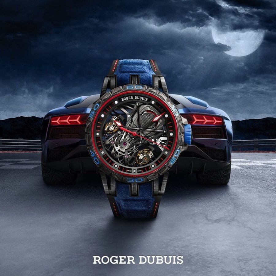 Roger Dubuis đã kết hợp cùng Lamborghini để cho ra đời mẫu đồng hồ mang cảm hứng của dòng xe Aventador.