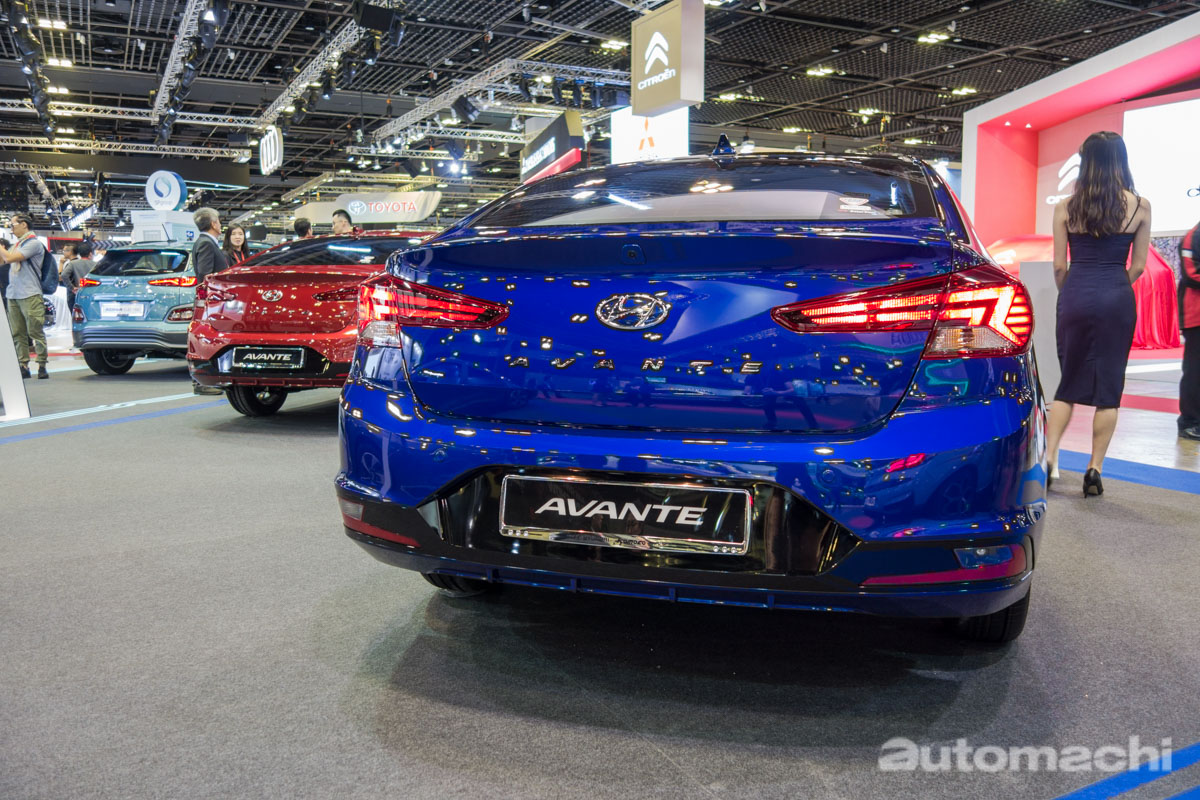 Đuôi sau của Hyundai Elantra 2019
