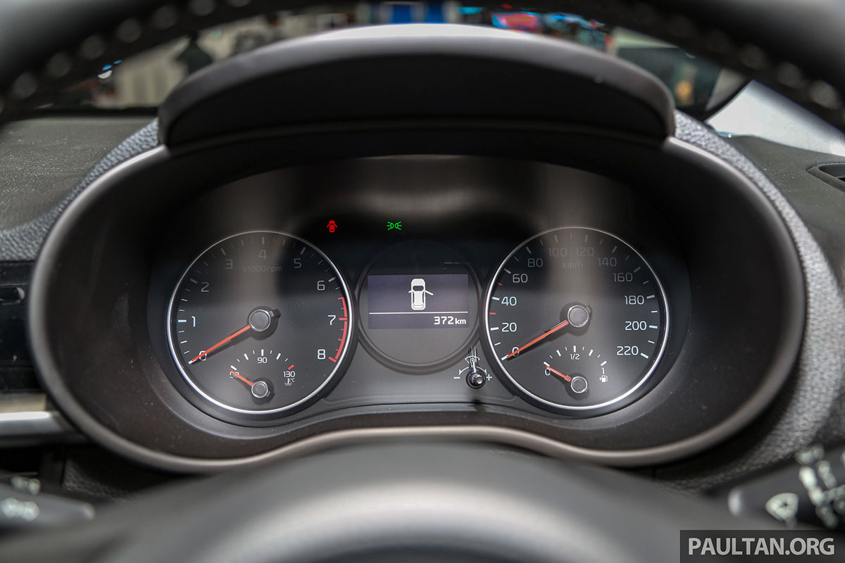 Bảng điều khiển trung tâm Supervision của Kia Picanto GT-Line 2019