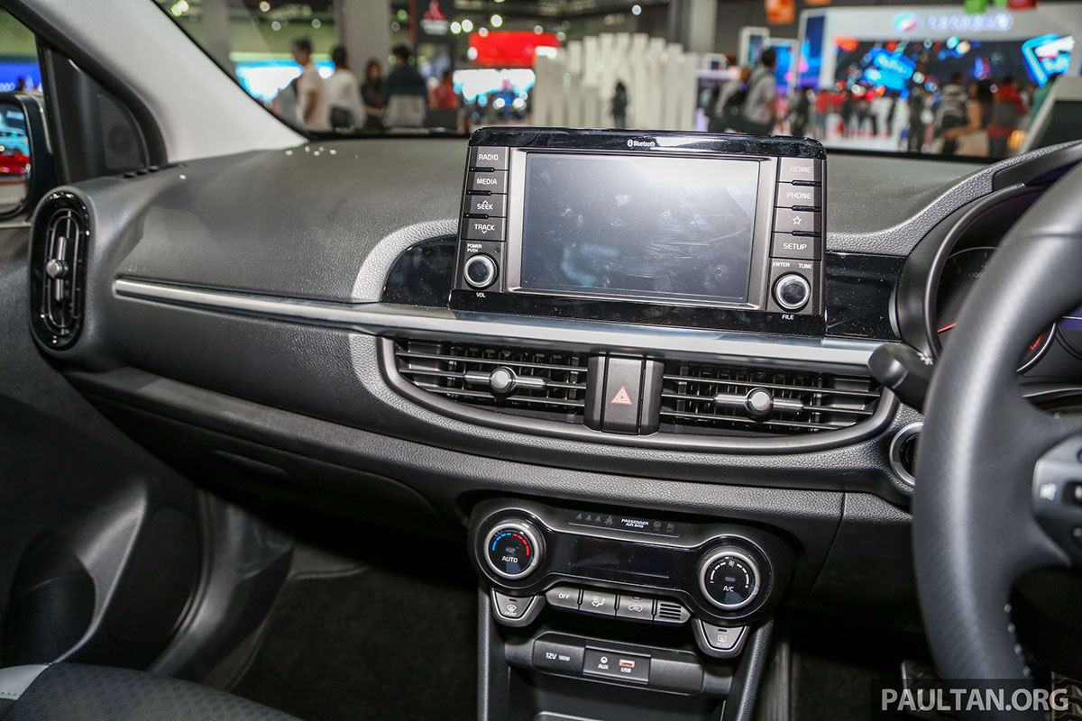 Màn hình thông tin giải trí của Kia Picanto GT-Line 2019