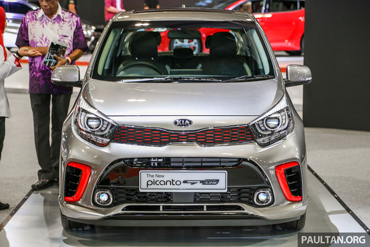 Kia Picanto GT-Line 2019 sở hữu thiết kế ngoại thất thể thao hơn