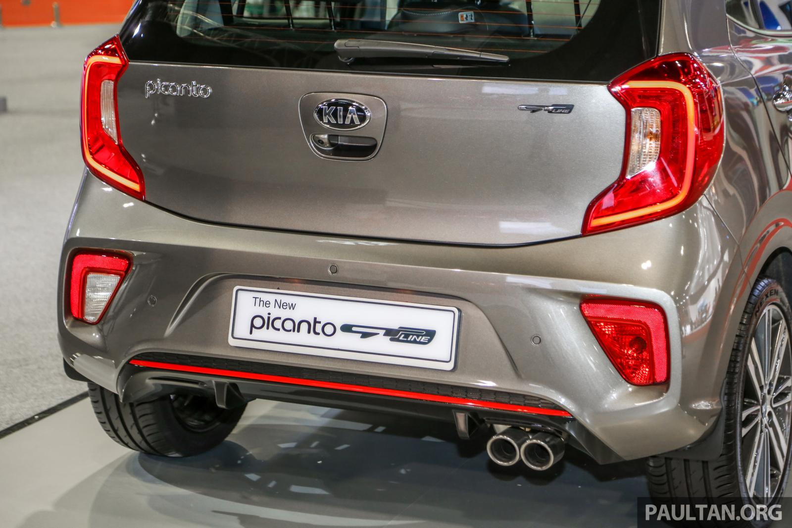 Kia Picanto GT-Line 2019 có 3 tùy chọn màu sơn ngoại thất