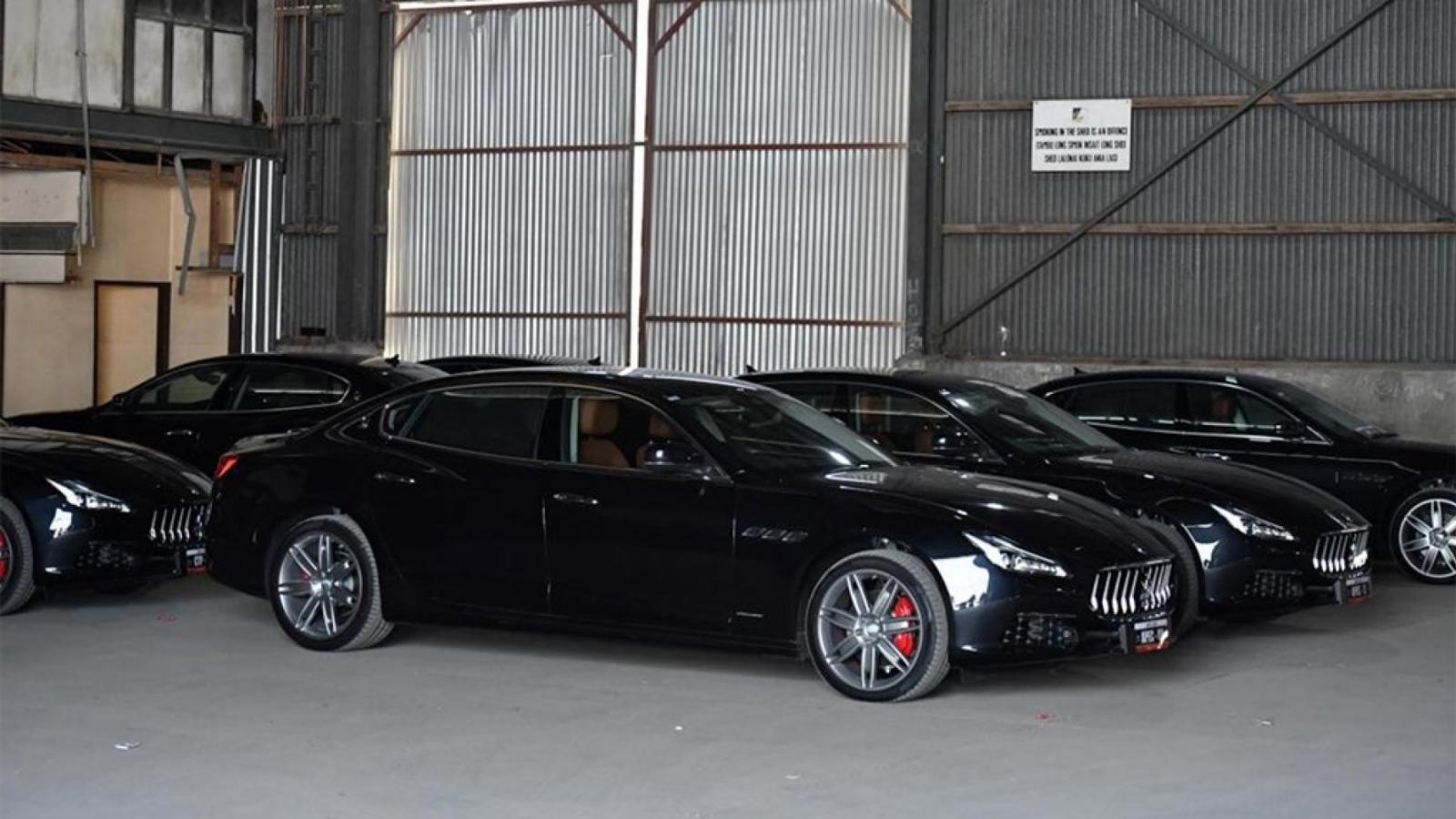 Trong số những chiếc xe phục vụ APEC chưa được thu hồi, có cả Maserati Quattroporte