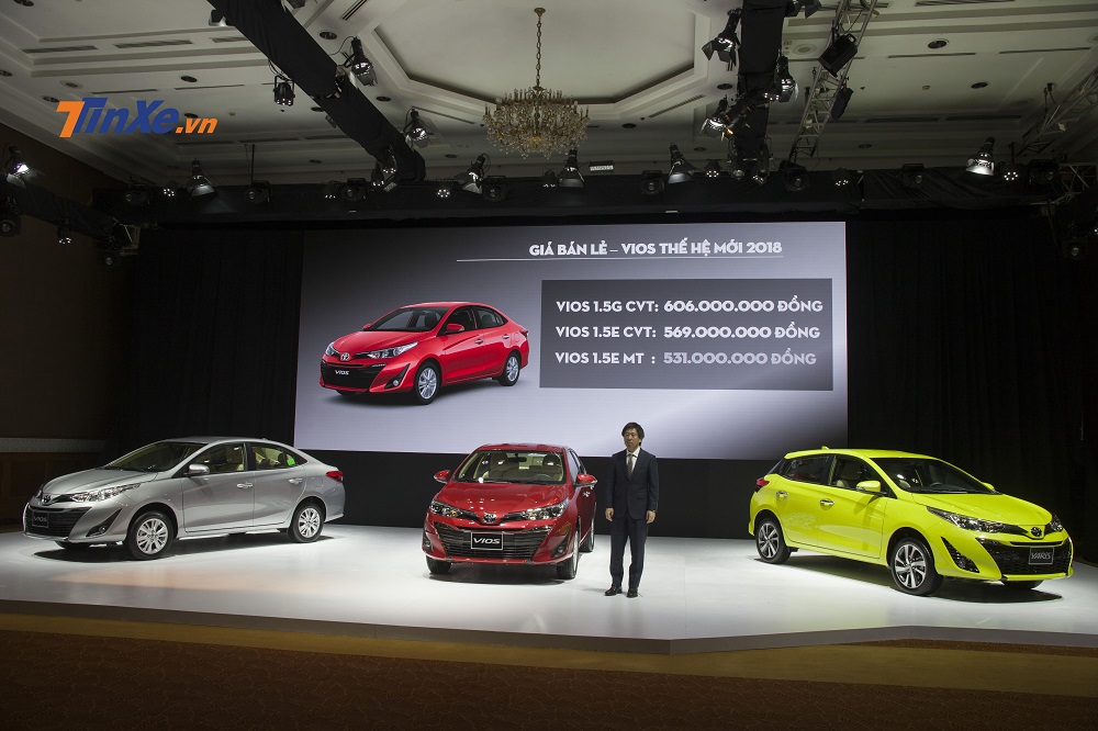 Phân phối ra thị trường với 3 phiên bản cùng giá bán từ 531 – 606 triệu đồng, Toyota Vios 2018 nhanh chóng hút khách Việt sau khi ra mắt Phân phối ra thị trường với 3 phiên bản cùng giá bán từ 531 – 606 triệu đồng, Toyota Vios 2018 nhanh chóng hút khách Việt sau khi ra mắt