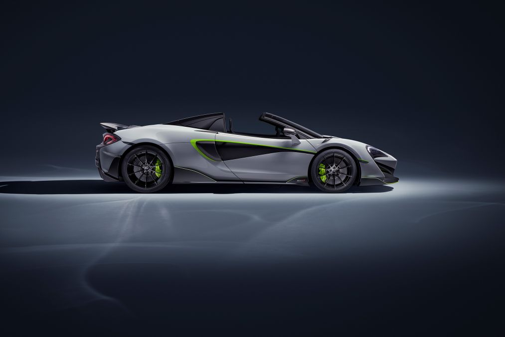 Siêu xe McLaren 600LT Spider MSO có màu sơn xám Dove Grey
