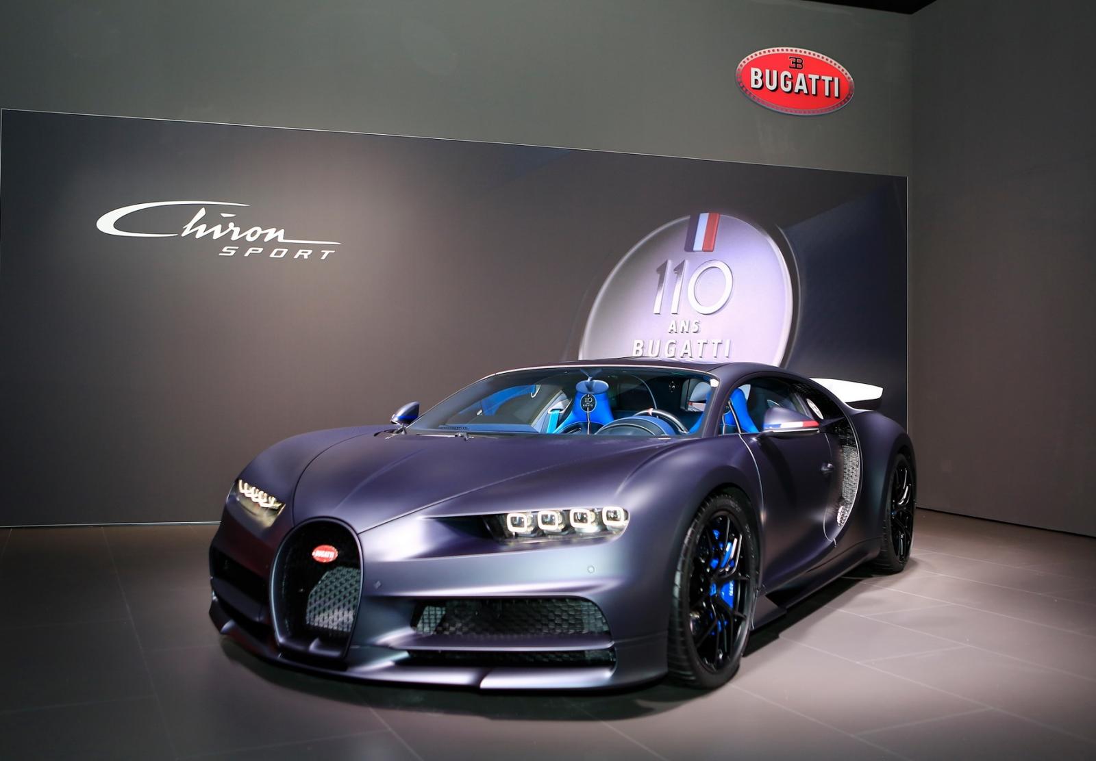 Bugatti Chiron Sport 110 Ans Edition chỉ có 20 chiếc được sản xuất Bugatti Chiron Sport 110 Ans Edition chỉ có 20 chiếc được sản xuất