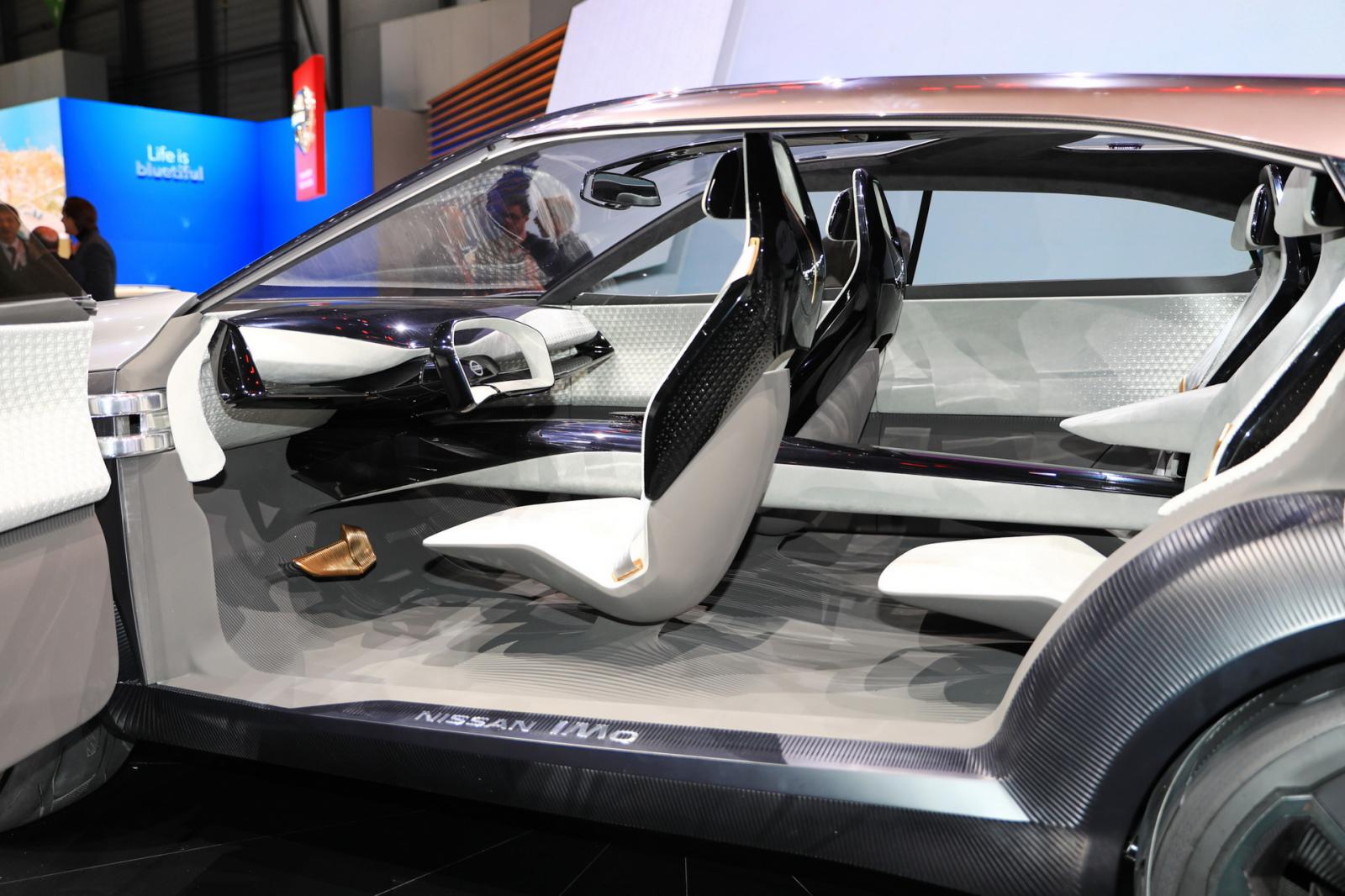 Khoang lái Nissan IMQ Concept Khoang lái Nissan IMQ Concept