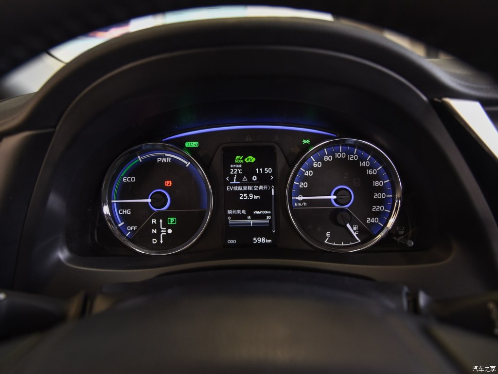 Bảng đồng hồ của Toyota Corolla PHEV 2019 Bảng đồng hồ của Toyota Corolla PHEV 2019