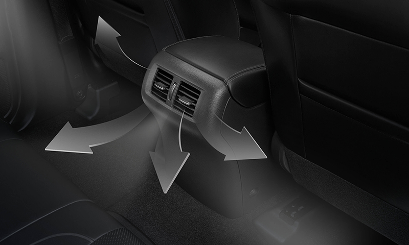 Cửa gió điều hòa cho hàng ghế sau Cửa gió điều hòa cho hàng ghế sau