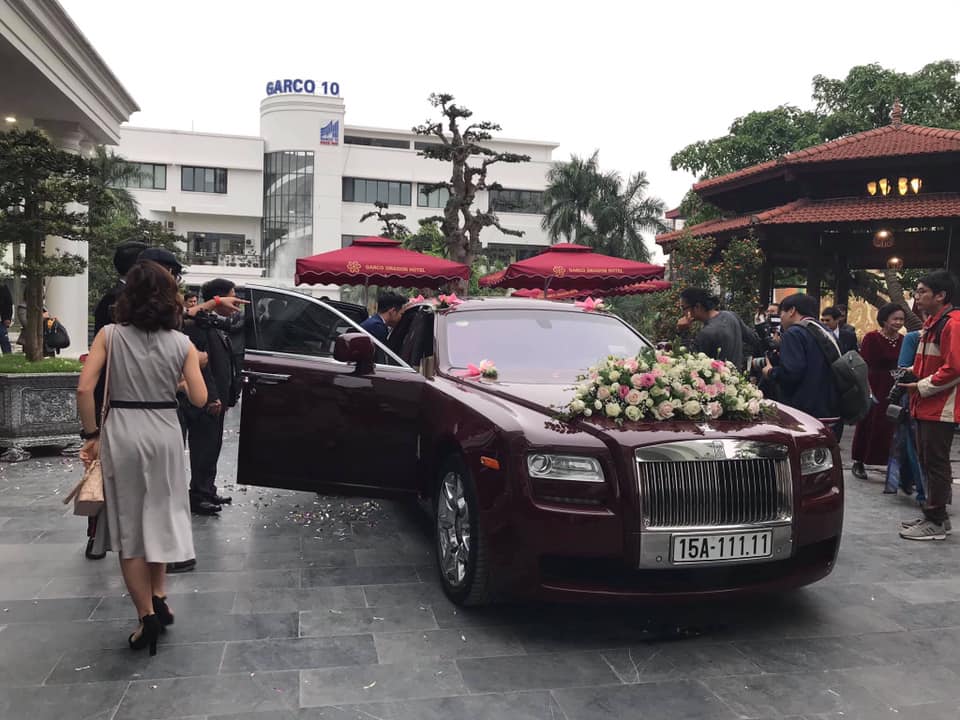 Rolls-Royce Ghost tại đám cưới