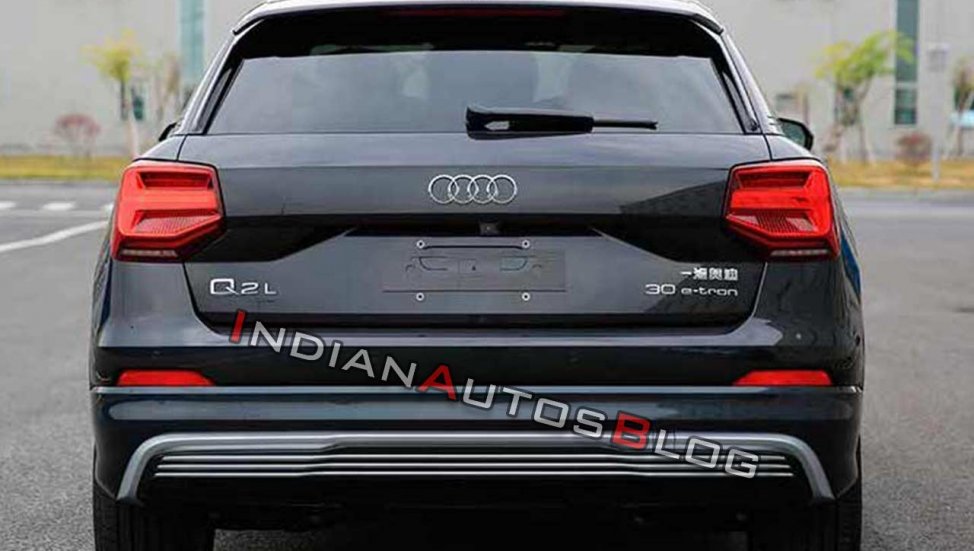 Cận cảnh thiết kế đuôi xe của Audi Q2L e-tron 2019