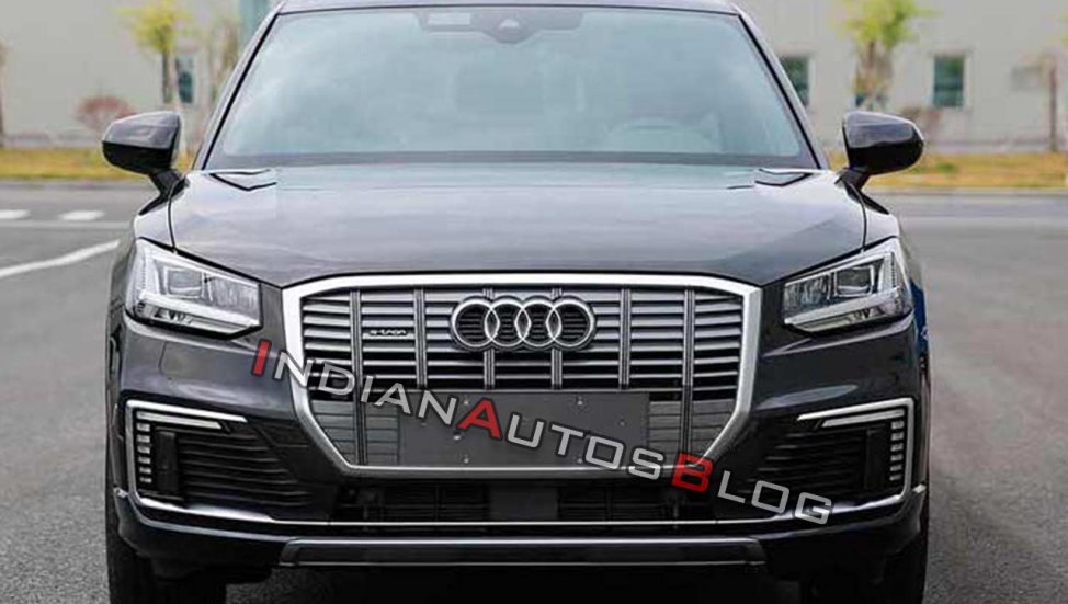 Audi Q2L e-tron 2019 được trang bị lưới tản nhiệt khác bản dùng động cơ xăng thông thường