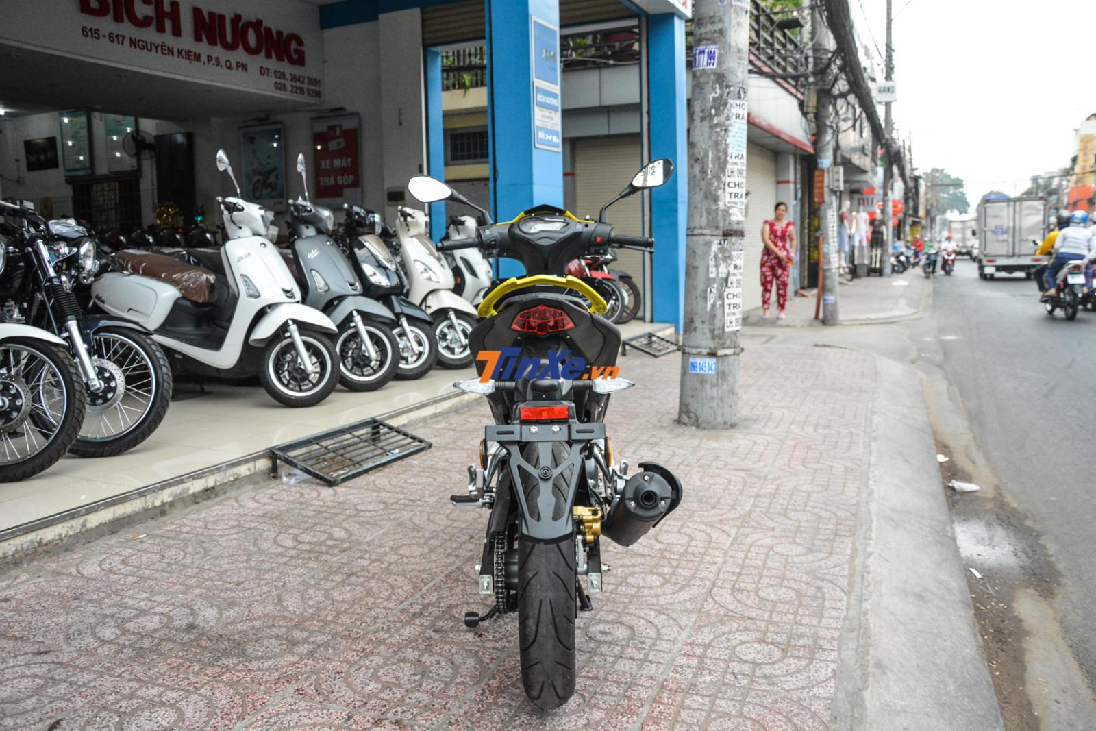 Những chiếc Benelli RFS 150i nhập về Việt Nam là của thị trường Malaysia