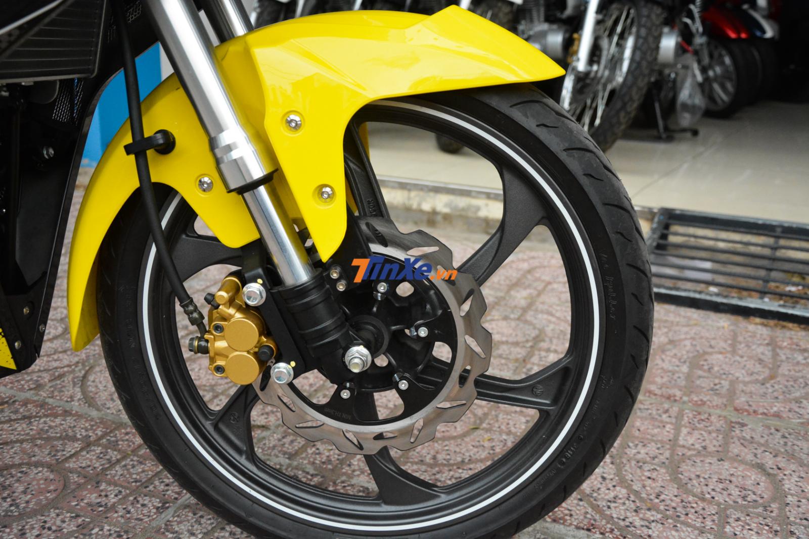 Benelli RFS 150i trang bị phanh đĩa đơn cho 2 bánh