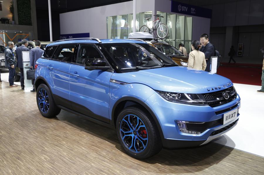 Landwind X7 được trưng bày trong triển lãm Ô tô Quảng Châu 2014