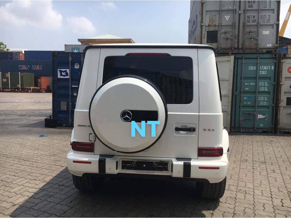 Chiếc Mercedes-AMG G63 Edition 1 màu trắng này vẫn sử dụng động cơ V8