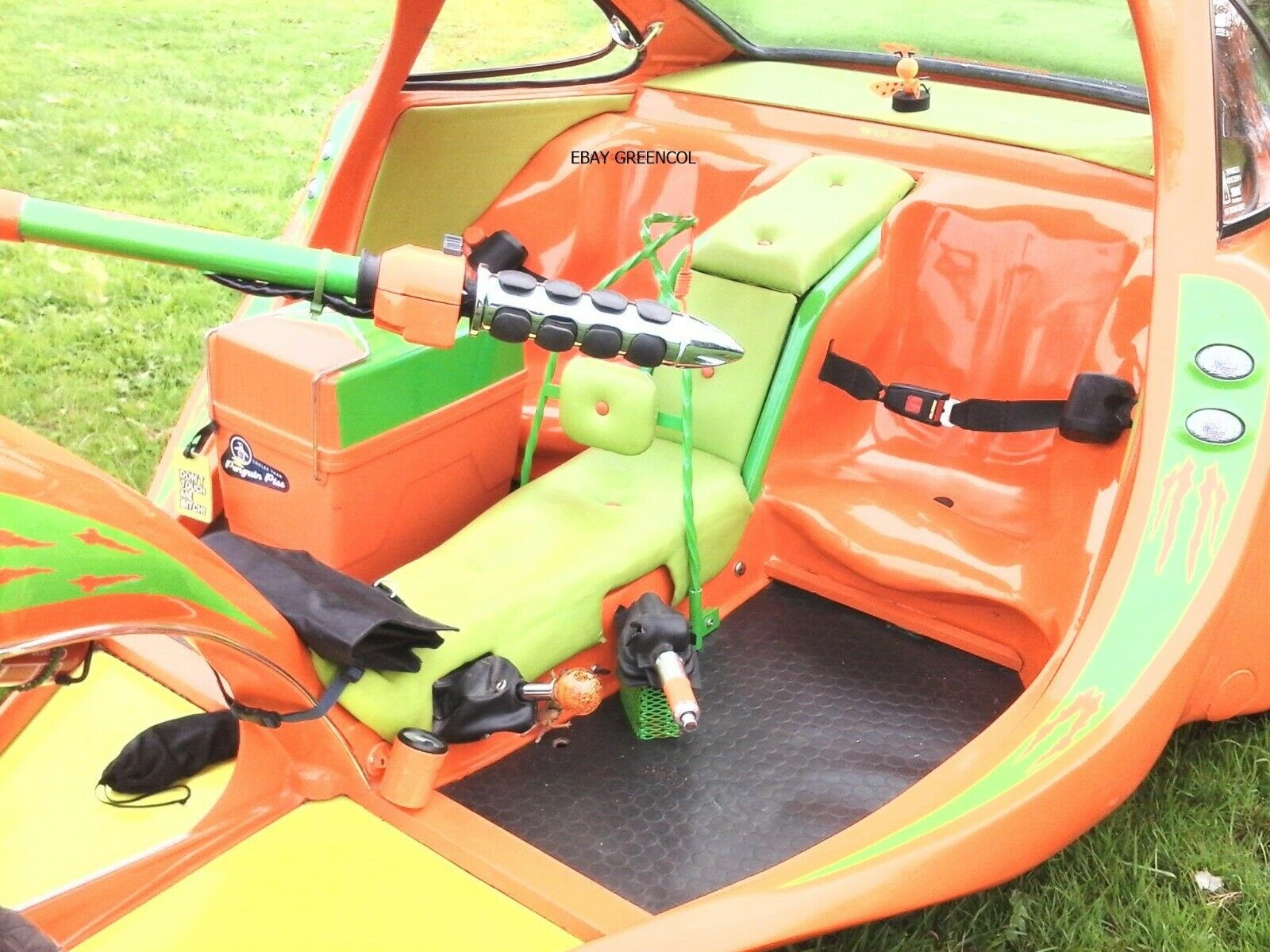 Hàng ghế sau của chiếc xe đặc biệt