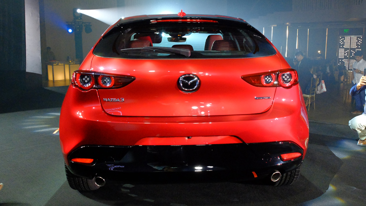 Thiết kế đuôi xe của Mazda3 2019 Thiết kế đuôi xe của Mazda3 2019