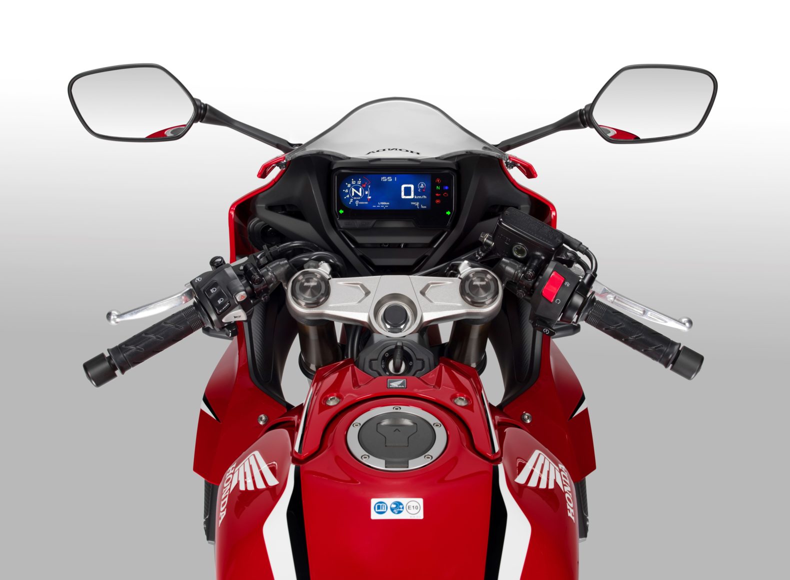 Màn hình LCD trên Honda CBR650R 2019 hiện đại hơn hẳn