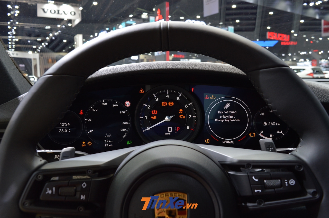 Bảng đồng hồ của Porsche 911 Carrera S 2020