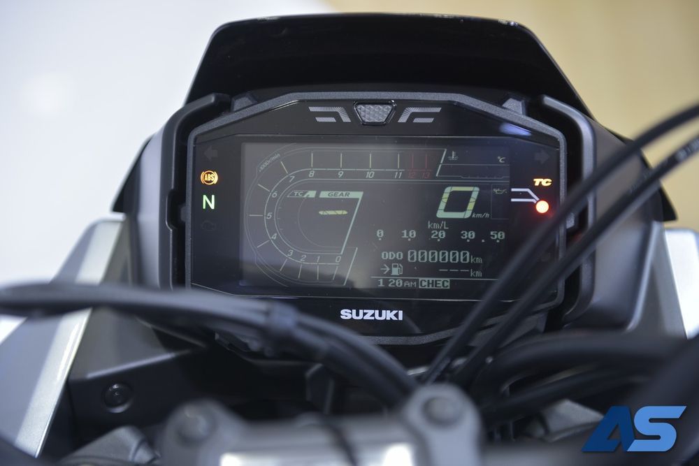 bảng đồng hồ kỹ thuật số hiện đại của Suzuki Katana bảng đồng hồ kỹ thuật số hiện đại của Suzuki Katana