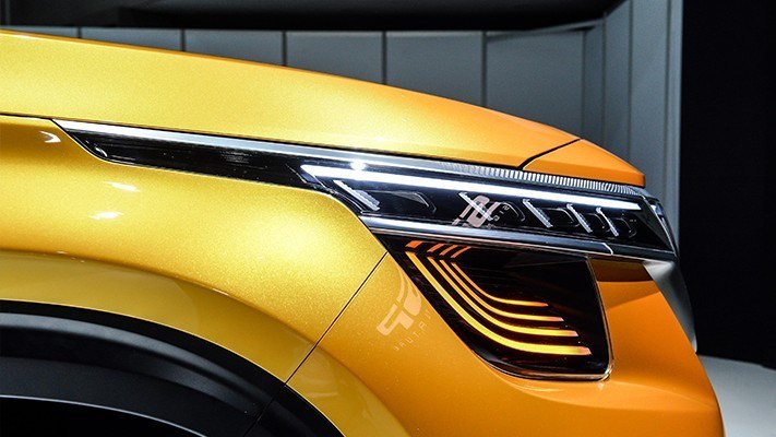 Cụm đèn pha 2 tầng của Kia SP Signature Cụm đèn pha 2 tầng của Kia SP Signature