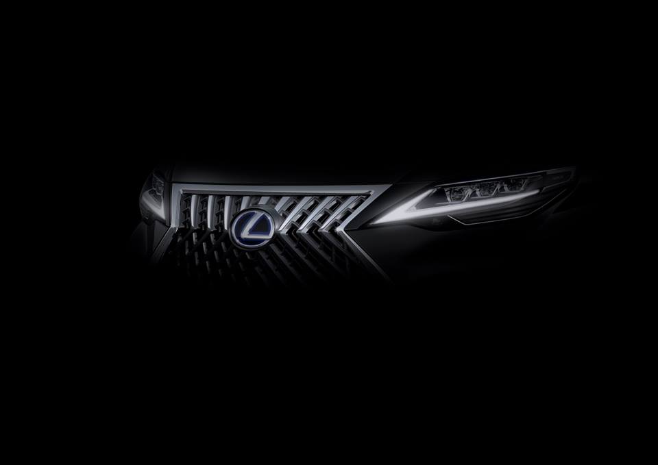 Hình ảnh teaser duy nhất được đăng trên trang web của Lexus Trung Quốc và fanpage của Lexus Đài Loan