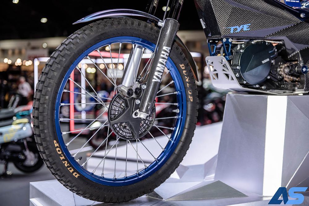 Xe được trang bị những vật liệu thiết kế siêu nhẹ, giúp giảm tối đa trọng lượng của chiếc Yamaha TY-E