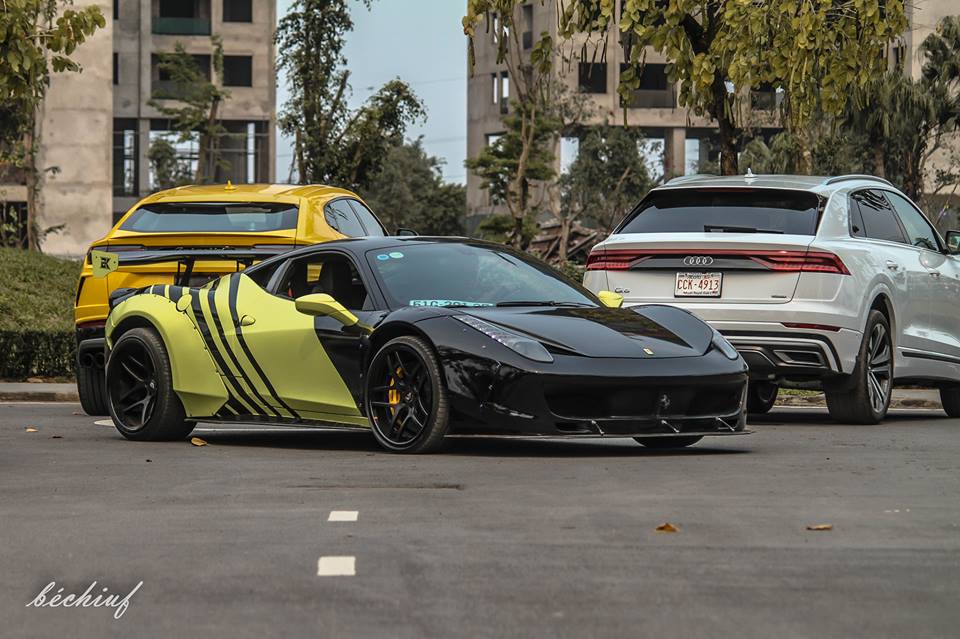 Siêu xe Ferrari 458 Italia độ Liberty Walk cùng cặp đôi Lamborghini Urus và Audi Q8 Siêu xe Ferrari 458 Italia độ Liberty Walk cùng cặp đôi Lamborghini Urus và Audi Q8