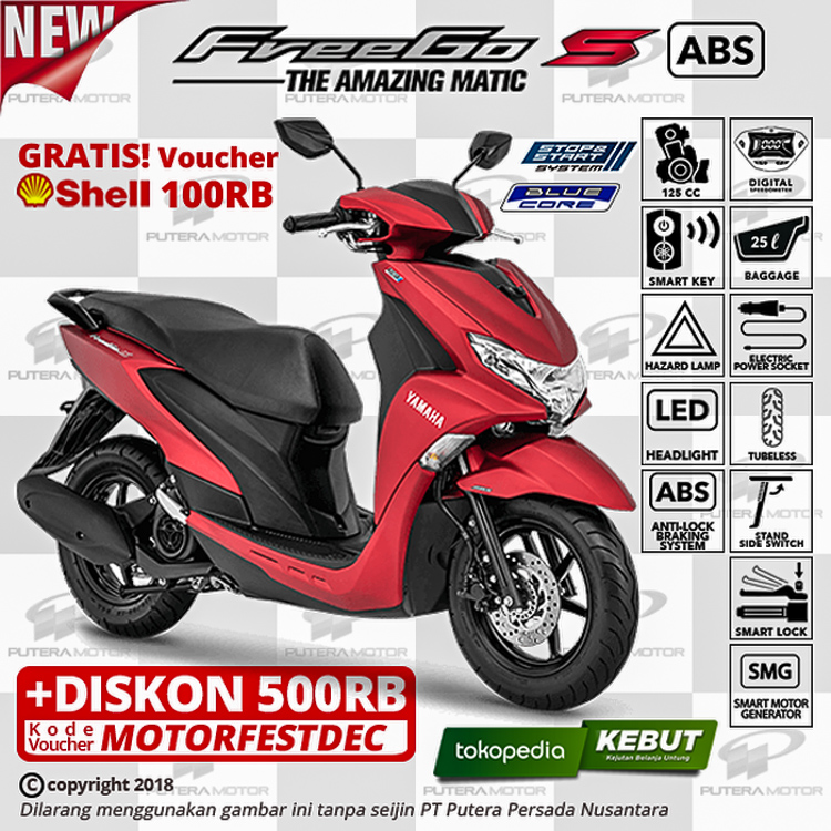 Yamaha FreeGo 125 2019 được ra mắt tại Thái Lan với hàng loạt tiện ích