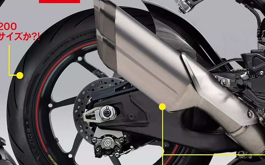 Thiết kế ống xả Honda CBR1000RRR Thiết kế ống xả Honda CBR1000RRR