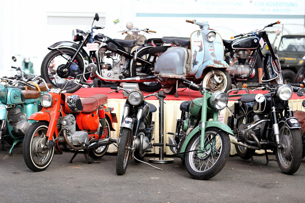 Dàn xe trong Ngày hội xe cổ Sài Gòn 2019