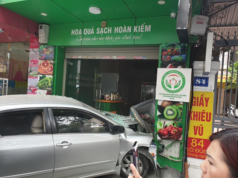 Hiện trường vụ tai nạn của chiếc Toyota Corolla Altis