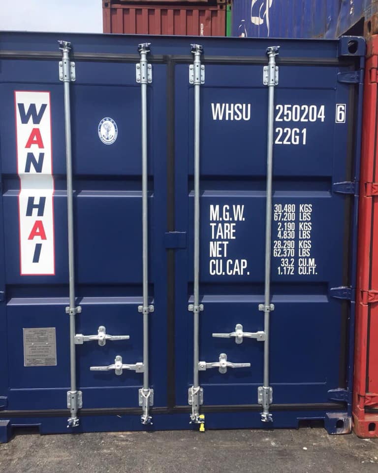 Hình ảnh 1 chiếc container được công ty nhập khẩu tư nhân Việt Nam chia sẻ trên mạng xã hội vào sáng nay, ngày 12/4/2019