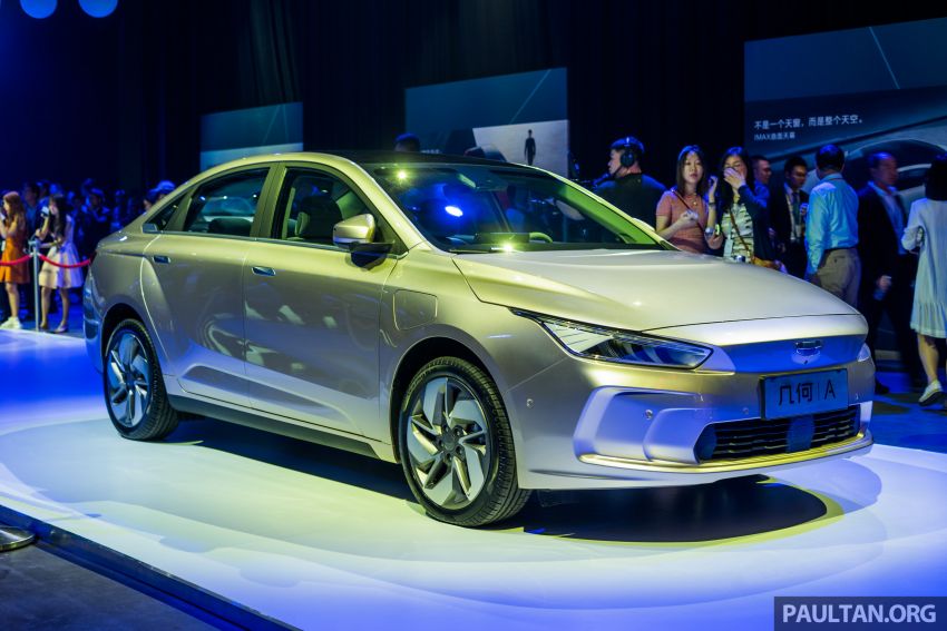 Geely đã có buổi ra mắt Geometry A ở Singapore