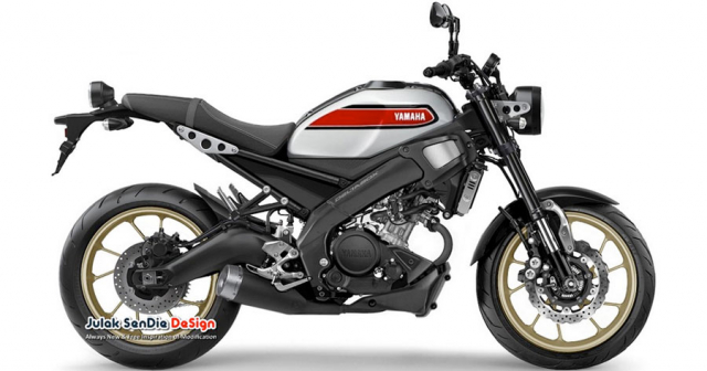Yamaha XSR155 được phát triển trên nền tàng khung gầm và động cơ của Yamaha MT-15