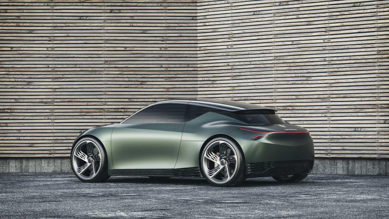 Đuôi xe Genesis Mint Concept gợi nhớ đến thiết kế đuôi xe Aston Martin Lagonda