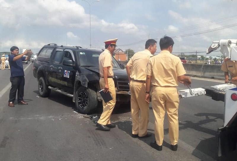 Hình ảnh tại hiện trường vụ tai nạn