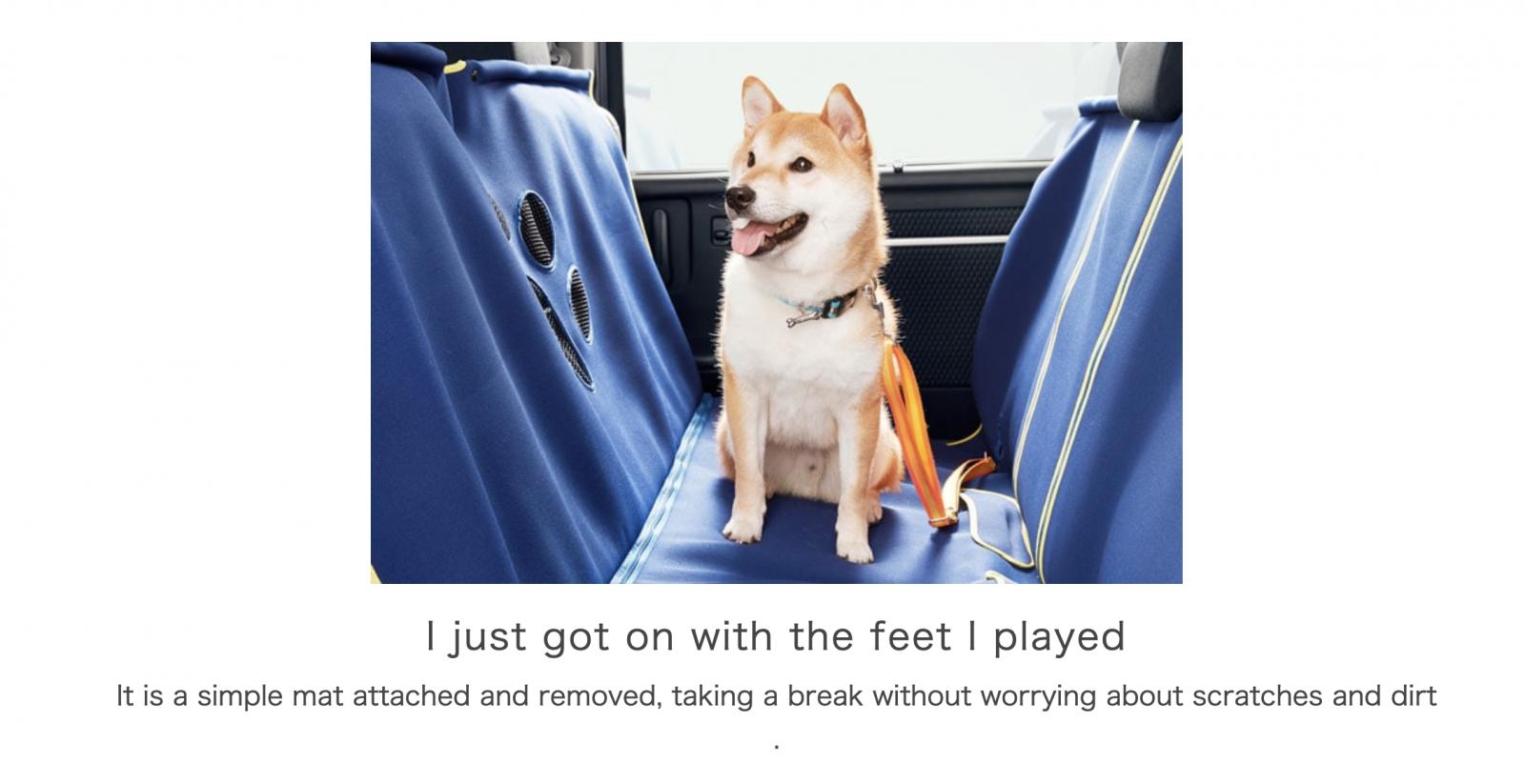 Với tẩm thảm chó Honda, bạn có thể cho chó lên xe mà không ngại bẩn