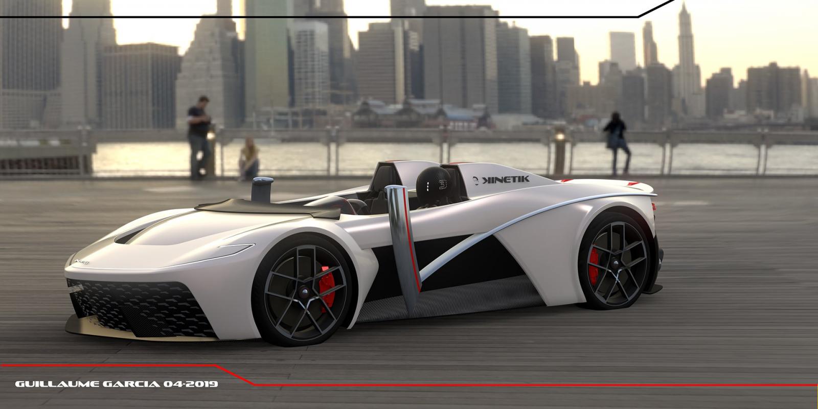 Inertia Kinetik mang đến cho người nhìn một cảm giác phấn khích về tương lai của xe thể thao