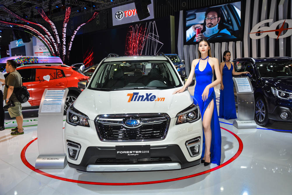 Cận cảnh thiết kế đầu xe của Subaru Forester 2019