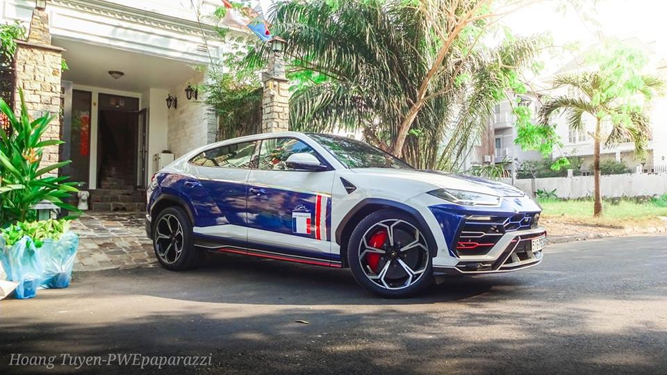 Lamborghini Urus của Minh Nhựa được thay bộ mâm mới