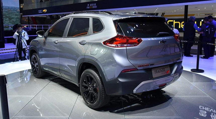Chevrolet Tracker 2019 sở hữu ngoại hình khá trẻ trung và thể thao