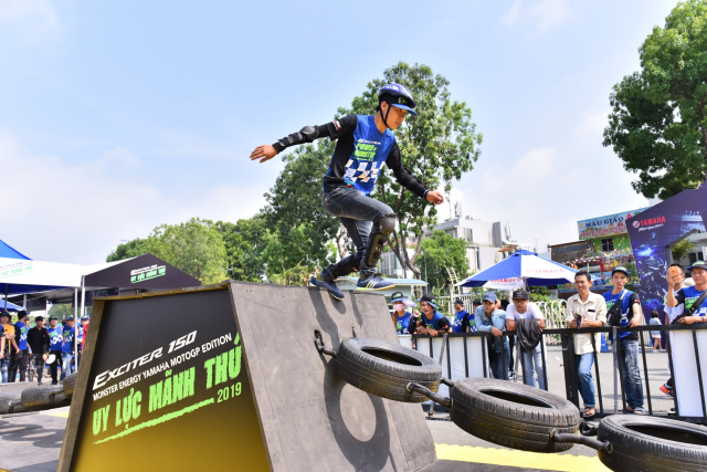 Ngoài ra, ngày hội còn có nhiều trò chơi dành riêng để thử sức các biker sở hữu Exciter