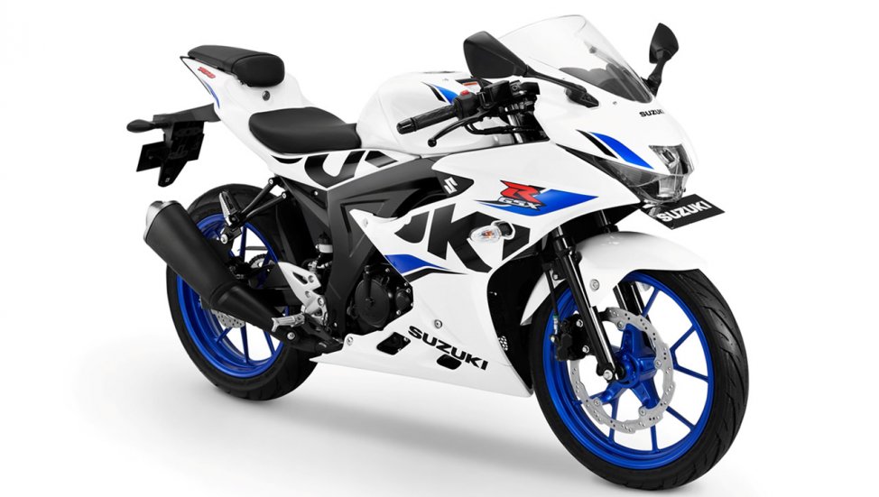 Suzuki GSX-R150 2019 màu Trắng xanh