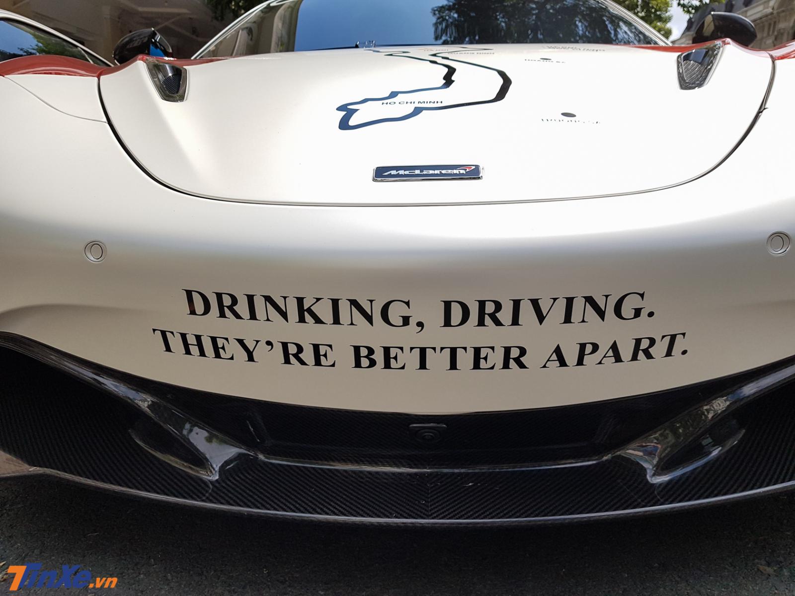 Thông điệp bia rượu và lái xe không nên liên quan với nhau cũng hưởng ứng phong trào đã lái xe không nên uống rượu bia